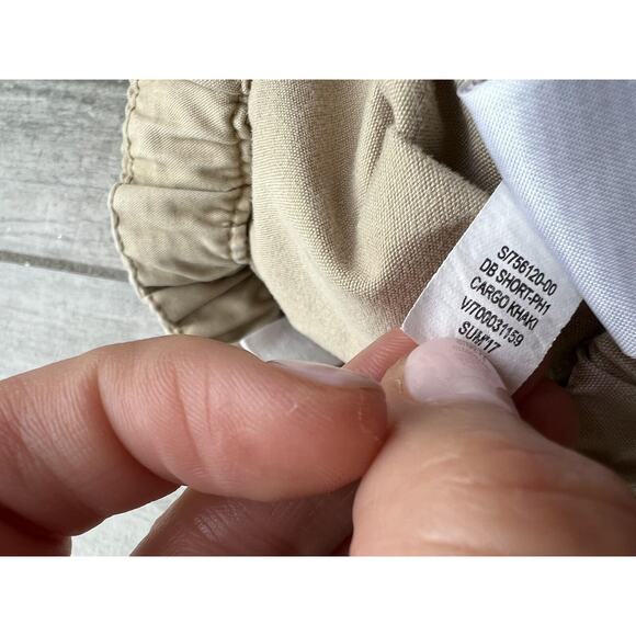 Baby Gap Toddler Boys Shorts Khaki Tan Beige Casual Summer Pull On Elastic 5T - Picture 5 of 8
